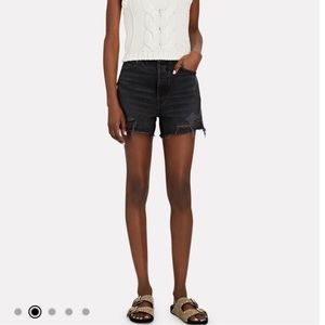 RE/DONE: 50s Cut-Off Denim Shorts size 26, Destroyed Black